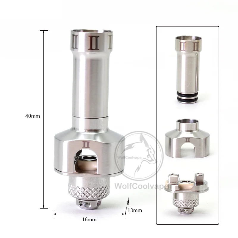 WOLFCOOLVAPE NT2U-stijl RBA-br - Vaping Air recensie en prijs