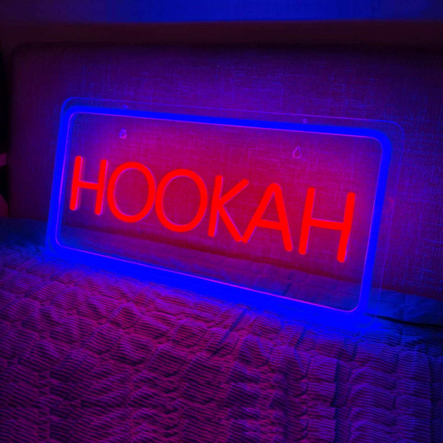 HOOKAH Neonreclame met USB-dim - Vaping Store recensie en prijs